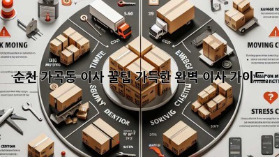 순천 가곡동 이사, 꿀팁 가득한 완벽 이사 가이드!